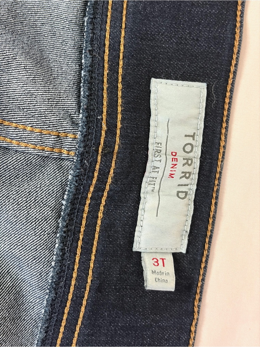 Torrid Dark Blue Straight Leg Jeans